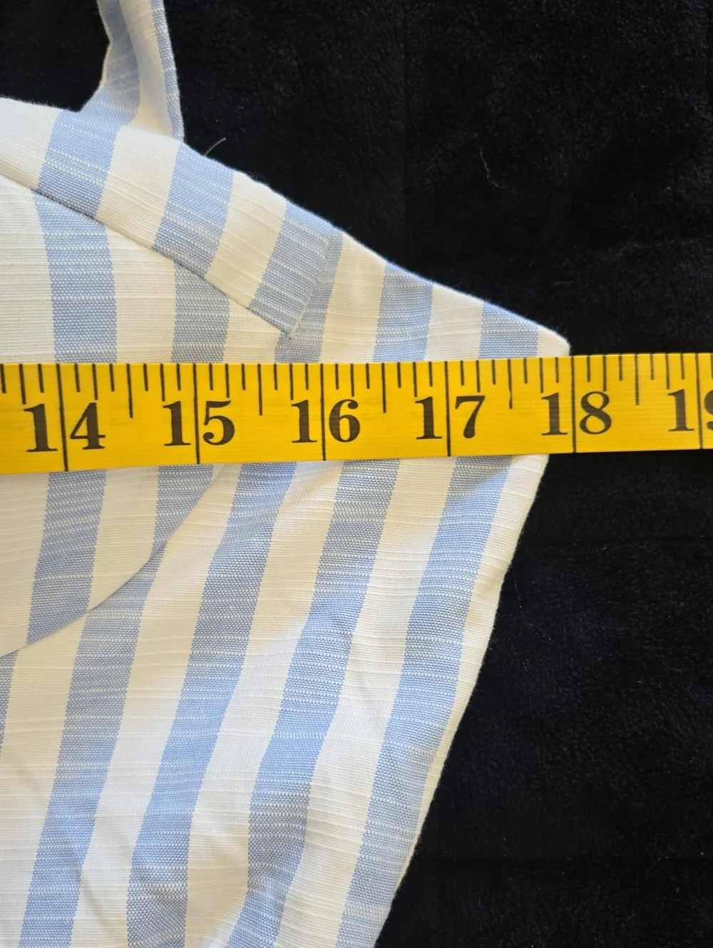 ASTR The Label Isabela Striped Sweetheart Midi Dress Blue Cream Woven Sz L NWOT